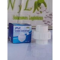Unión Universal PVC 1"" Sin Rosca C&A -  Blanco