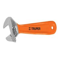 Llave Francesa 6"" con Mango GRIP Truper 15509 - Naranja