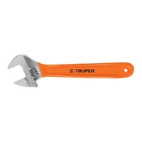 Llave Francesa 12"" con Mango GRIP Truper 15512 - Naranja