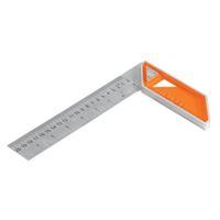 Escuadra Para Carpintero Ac.Inox. 8"" Truper 14372 - Gris  /  Naranja
