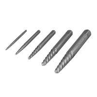 Juego Extractores de Tornillos 5 Pzas Truper 14512 - Gris