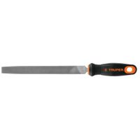 Lima Plana Bastarda Con Mango 8"" 15311 Truper - Negro.