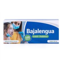 Baja Lengua de Madera Estéril Pediátrico CAJA 100 UND
