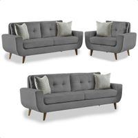SALA GEORGE GRIS 3 2 1 CUERPOS - FALOTIH 3M
