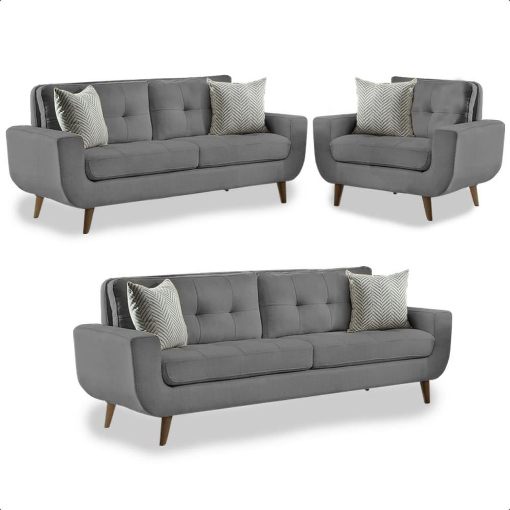 SALA GEORGE GRIS 3 2 1 CUERPOS - FALOTIH 3M