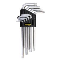 Juego Llaves Torx L x 9 Pzas Largas Crossmaster T10-T50 9943580.1 - Gris