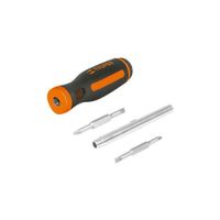 Desarmador Truper 6 en 1 Puntas Intercambiables 14200 - Negro