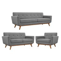 SALA BUNDY GRIS CLARO 3 2 1 CUERPOS - FALOTIH 3M
