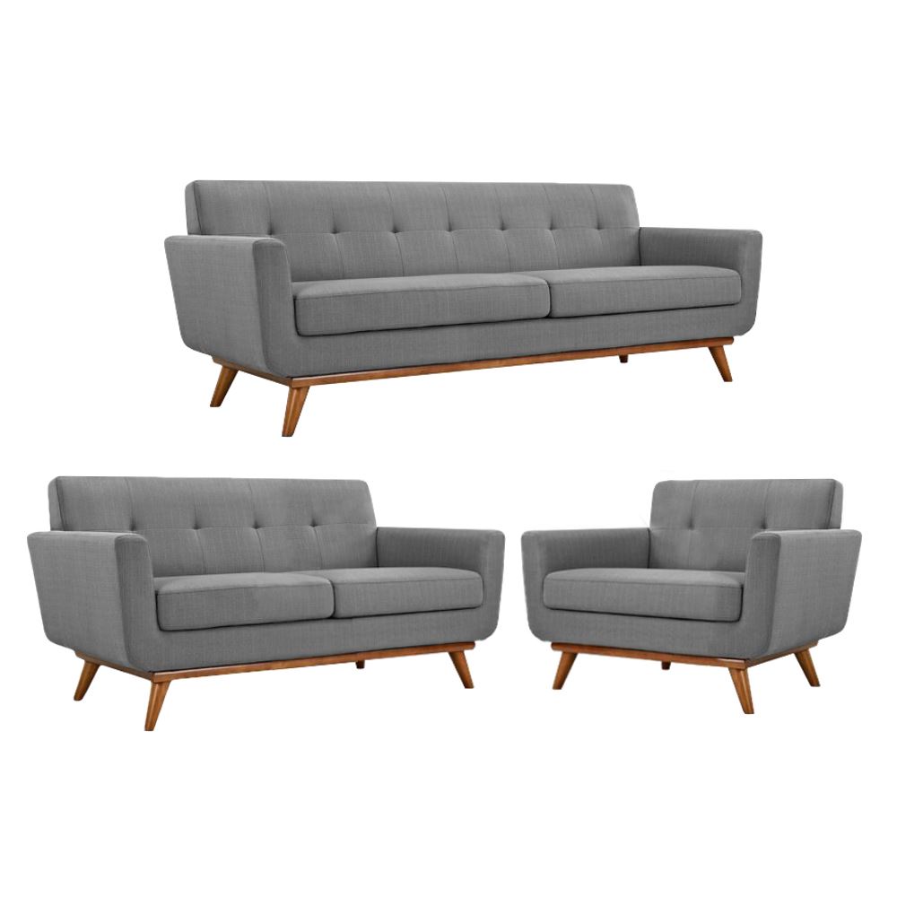 SALA BUNDY GRIS CLARO 3 2 1 CUERPOS - FALOTIH 3M