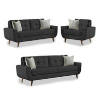 SALA GEORGE NEGRO 3 2 1 CUERPOS - FALOTIH 3M
