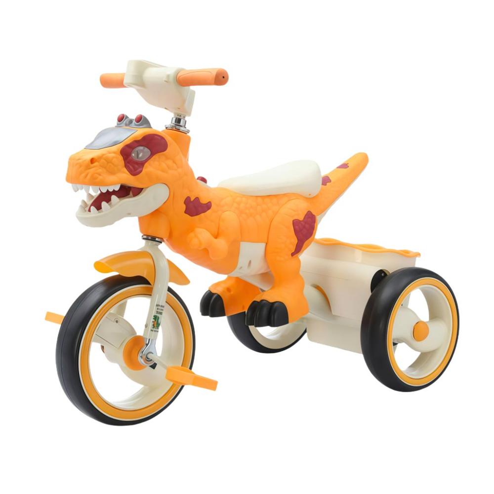 TRICICLO BATERIA DINO NARANJA