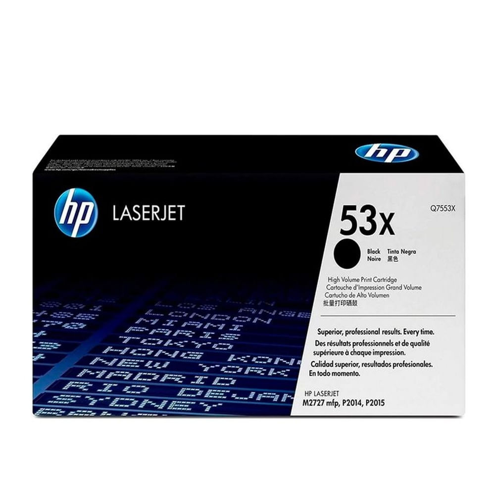TONER HP 53X NEGRO Q7553X LJ P2015 M2727