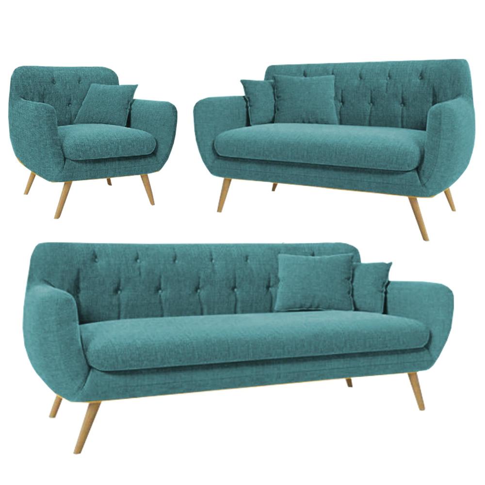 SALA CODY VERDE JADE 3 2 1 CUERPOS - FALOTIH 3M