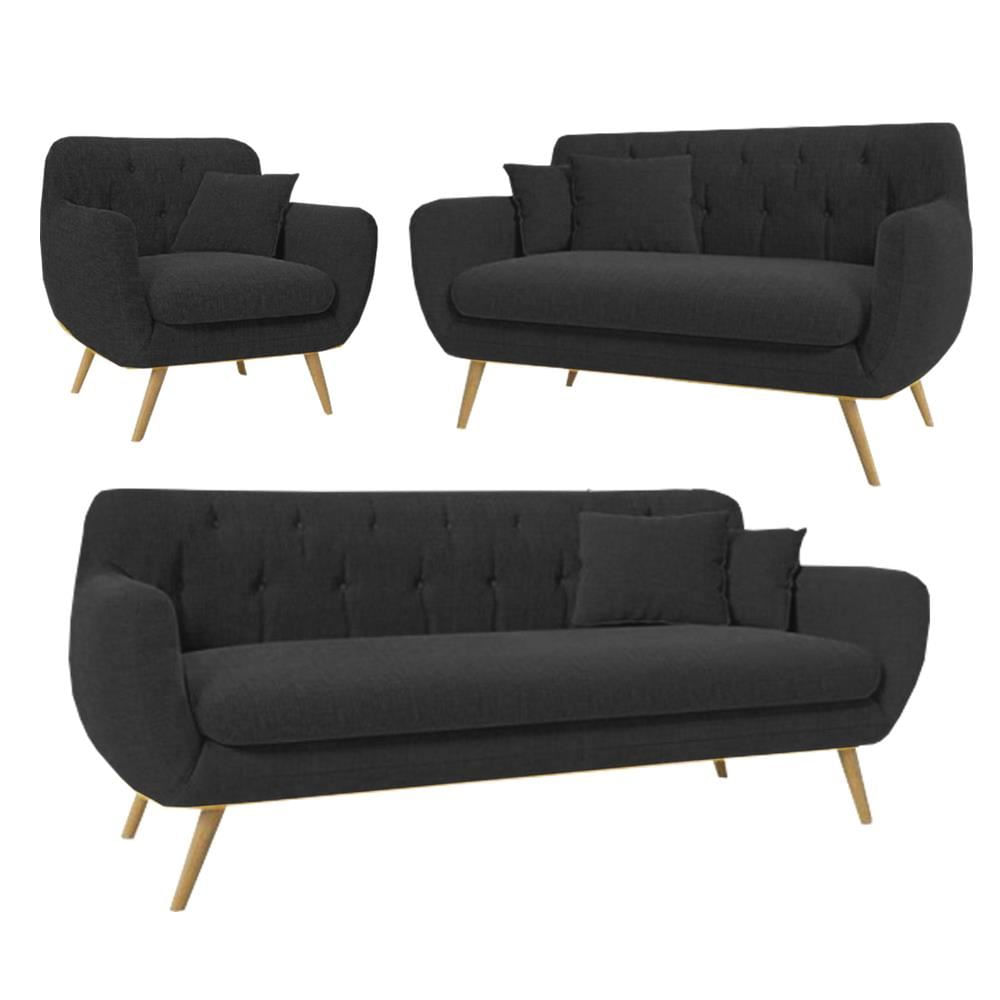 SALA CODY NEGRO 3 2 1 CUERPOS - FALOTIH 3M