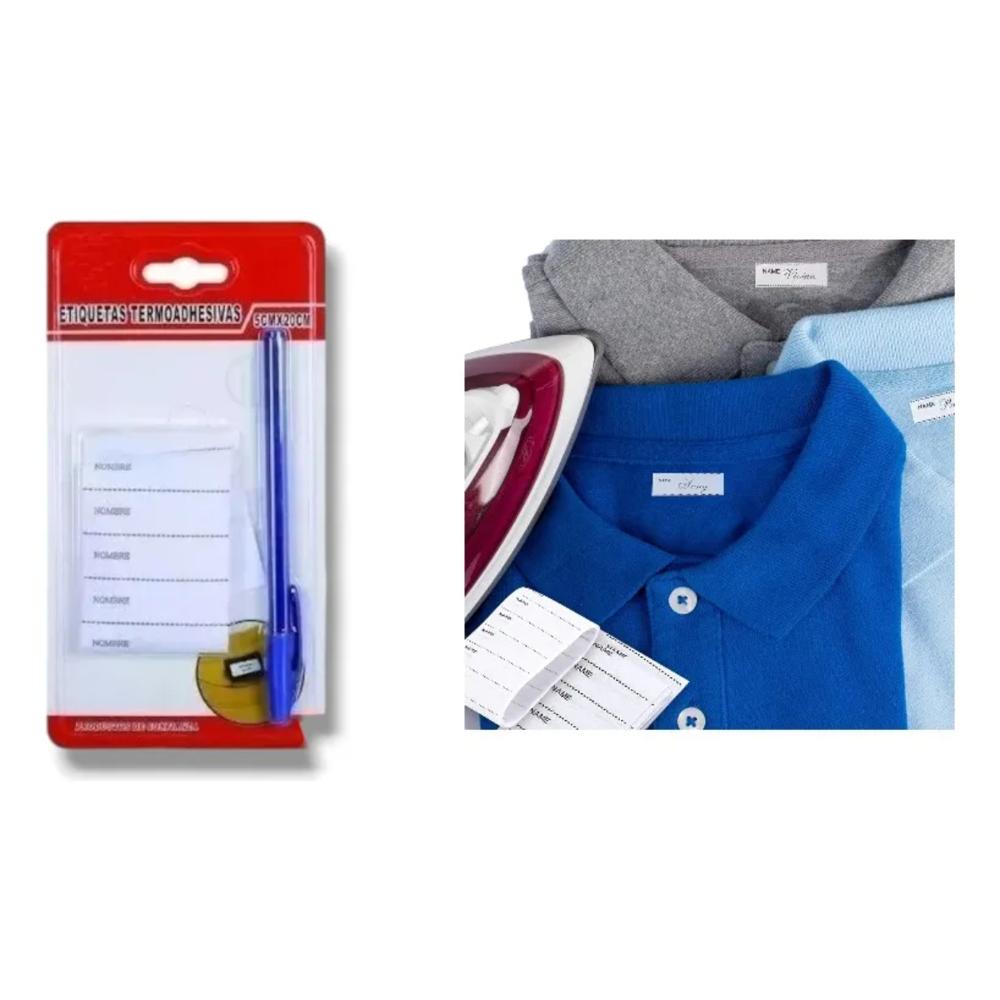 Marcador Ropa Niños Etiquetas Adhesivas Y Termoadhesivas