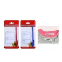 2 Rollos Etiquetas Ropa Termoadhesivas Con Plancha Lapiz