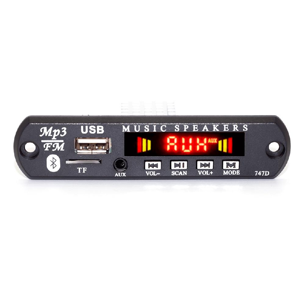 Panel amplificador de sonido 120 Watts Bluetooth 5 MP3 FM y Auxiliar