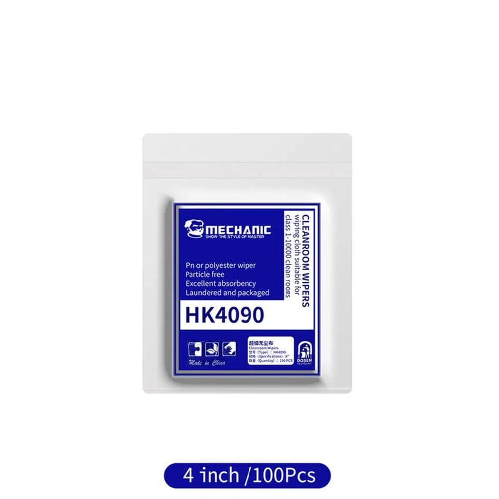 Paño antiestatico Mechanic  4 100 pcs para instrumentos de precisión HK4090