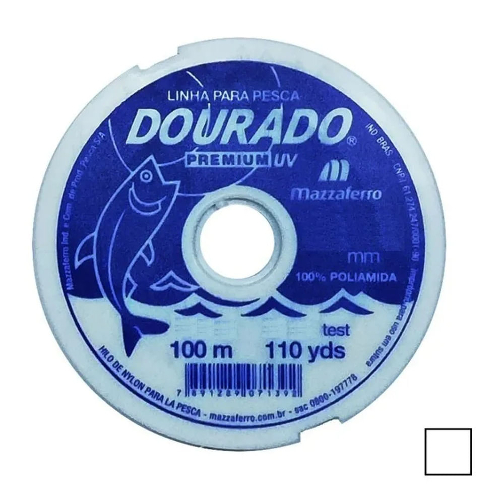 Hilo de Pescar nylon Poliamida 060mm x 100 mts Dorado