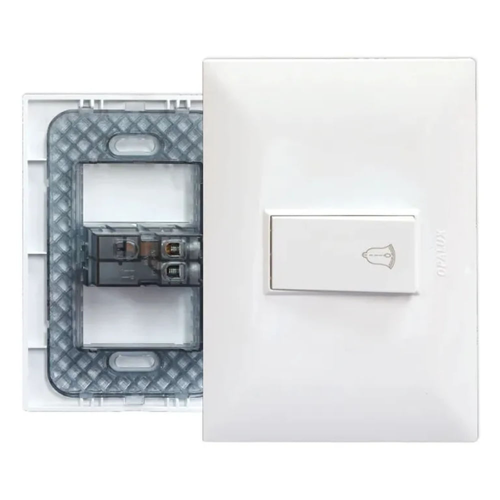 Pulsador Unipolar NA 10A  250V  Para Timbre Opalux