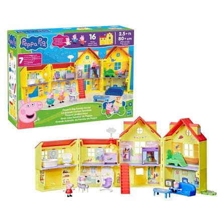 Casa Grande de Peppa Pig con Evie la Hermanita Set de Juego Infantil Casa Grande de Peppa Pig con Evie la Hermanita Set de Juego Infantil