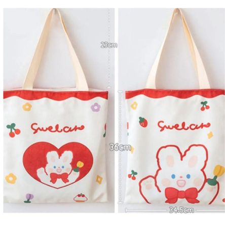 Bolsa de tela Kawaii Bolsa de tela Kawaii