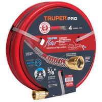Manguera de riego 5/8"" super reforzada 4 capas 20  m conectores metal