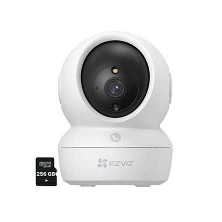 Cámara Wifi H6C PRO 2k 3MP Ezviz Gira 360 Botón Llamada Micro SD 256Gb Cámara Wifi H6C PRO 2k 3MP Ezviz Gira 360 Botón Llamada Micro SD 256Gb