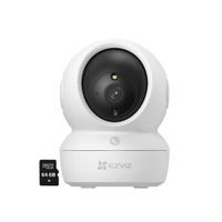 Cámara Wifi Ezviz H6C PRO 2k 3MP Gira 360 Botón Llamada Micro SD 64Gb
