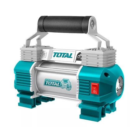 Compresor de Aire para Auto a Batería TOTAL 12-13.5V 120 PSI Compresor de Aire para Auto a Batería TOTAL 12-13.5V 120 PSI
