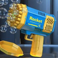 Bazooka de Burbujas  Luz 40 Agujeros Día del Niño Genieka Juguete