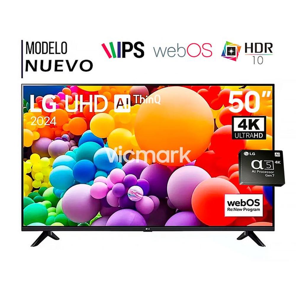 Televisor LG 50 UHD 4K LED Smart TV con ThinQ AI 50UT7300PSA