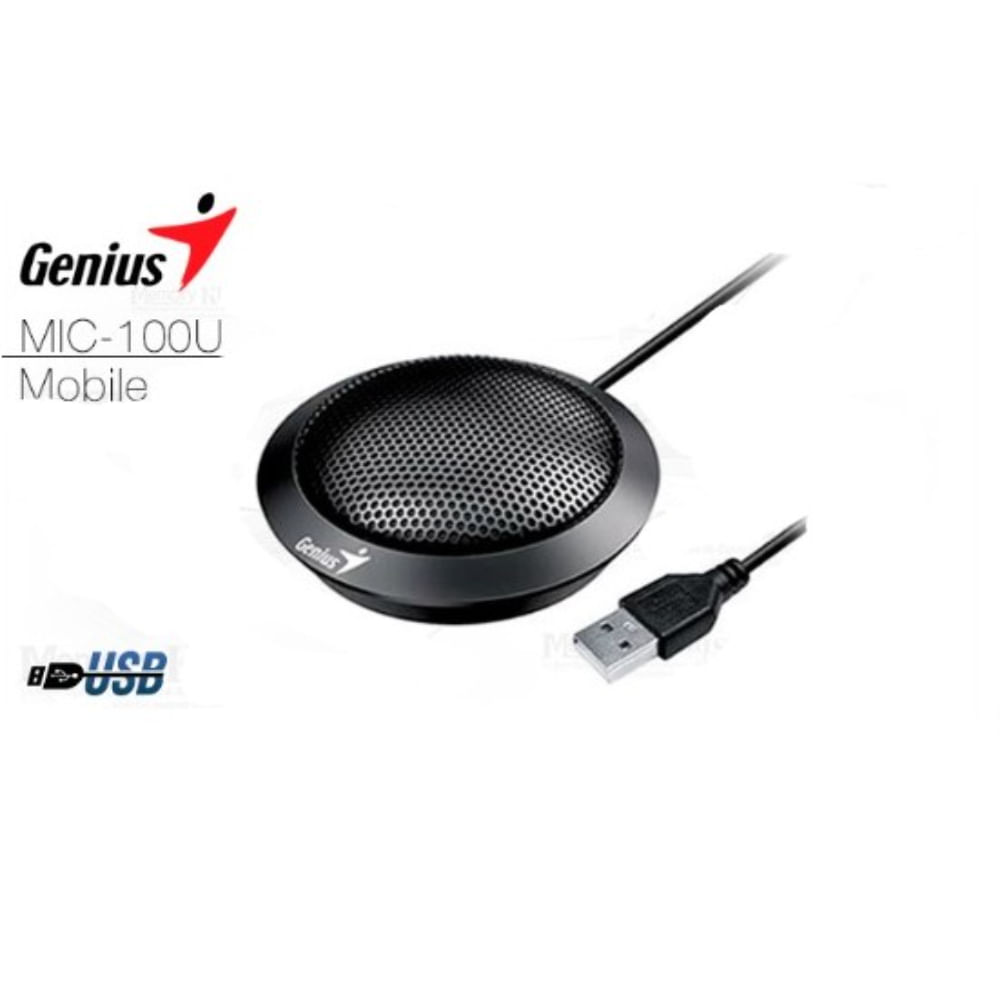 Micrófono Genius Mic-100u Usb Omnidireccional Para Conferencia
