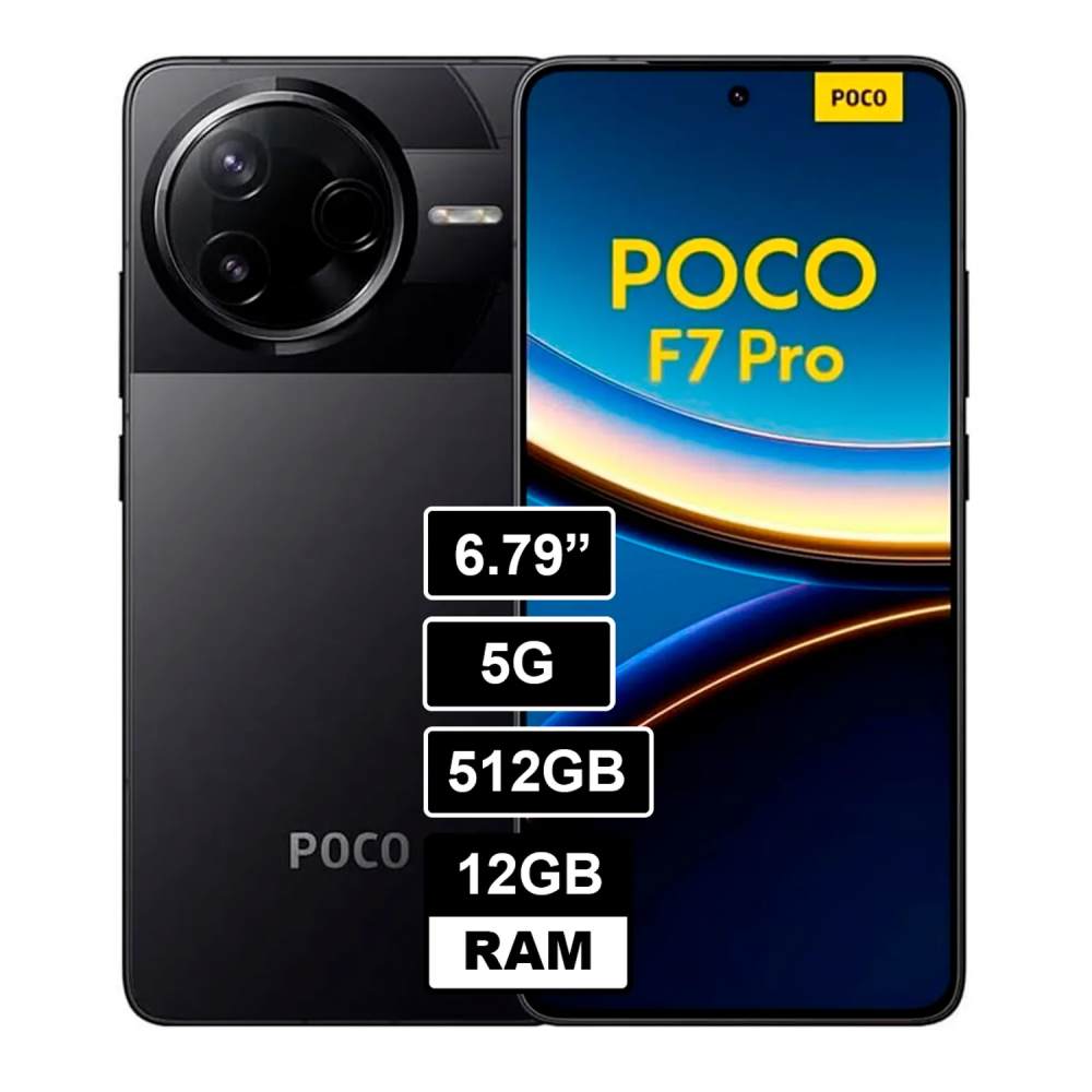 Celular Poco F7 Pro 12GB 512GB Black