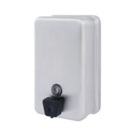 Dispensador de jabón líquido para montaje a la pared modelo 6563 en vertical marca Bradley
