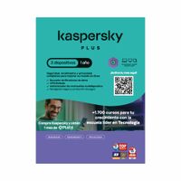 Kaspersky Plus 3 dispositivos 1 año más 1 mes gratis de Platzi