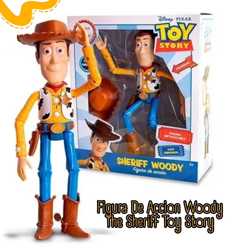FIGURA DE ACCION WOODY THE SHERIFF TOY STORY  TY-M14
