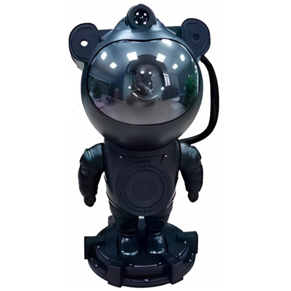Proyector de Luz Astronauta Ajustable 360° | Negro