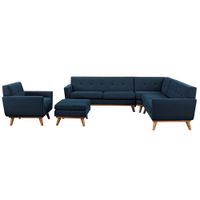 SECCIONAL BUNDY FULL AZUL - FALOTIH 3M
