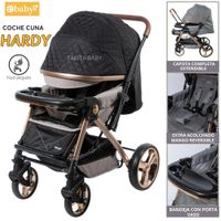 COCHE DE PASE EXTRA ACOLCHADO HARDY BEIGE