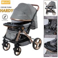 COCHE DE PASE EXTRA ACOLCHADO HARDY GRIS
