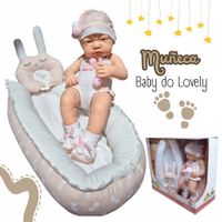 MUÑECA BABY DO LOVELY CON CUNA NIDO 1901-1