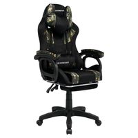 Silla Gamer Extingtion Sapp Gamuza Cuerina Color Camuflaje