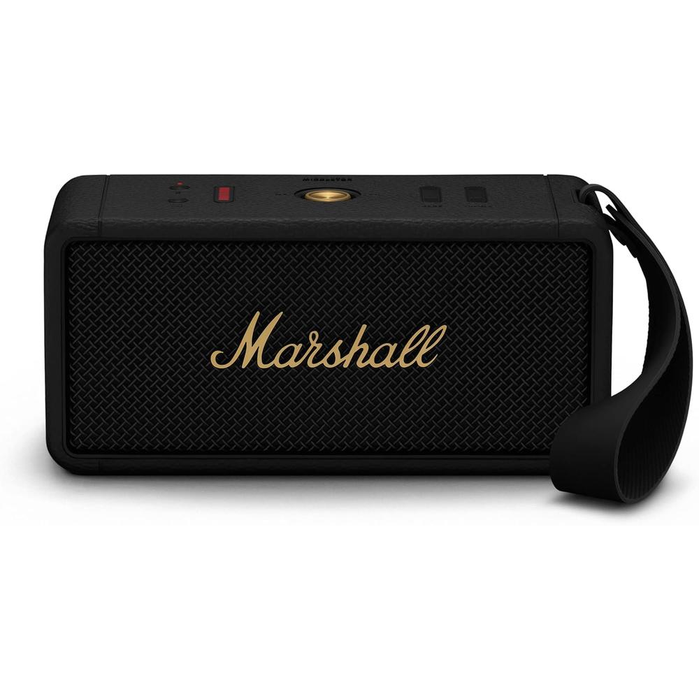Marshall Middleton – Bocina Bluetooth Portátil | Black & Brass