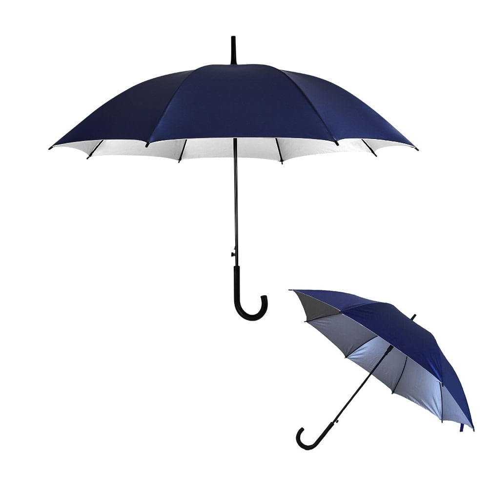 Sombrilla Paragua con Protector UV para Sol y Lluvia Azul