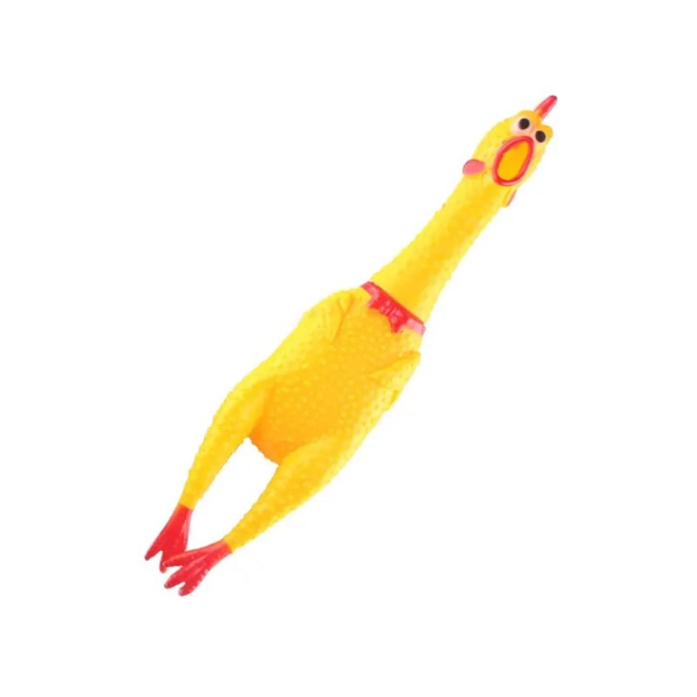 Juguete De Pollo Chillón Para Perros 35 Cm