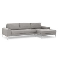 SECCIONAL CAMILA GRIS CLARO - FALOTIH 3M