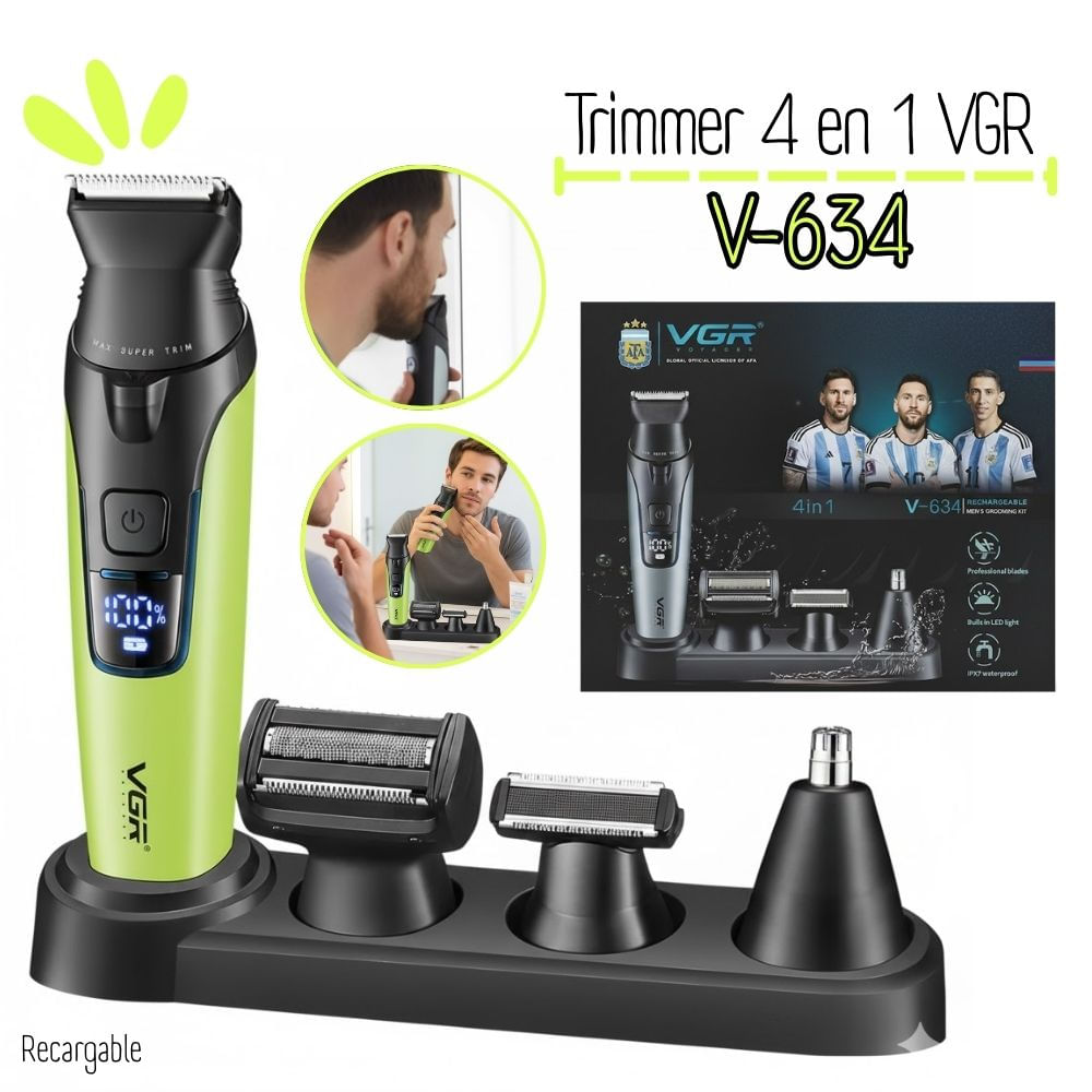 TRIMMER 4 EN 1 VGR V-634