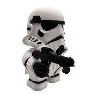 Figura De Accion Star Wars Soldado Stormtroopers De 17 Cm