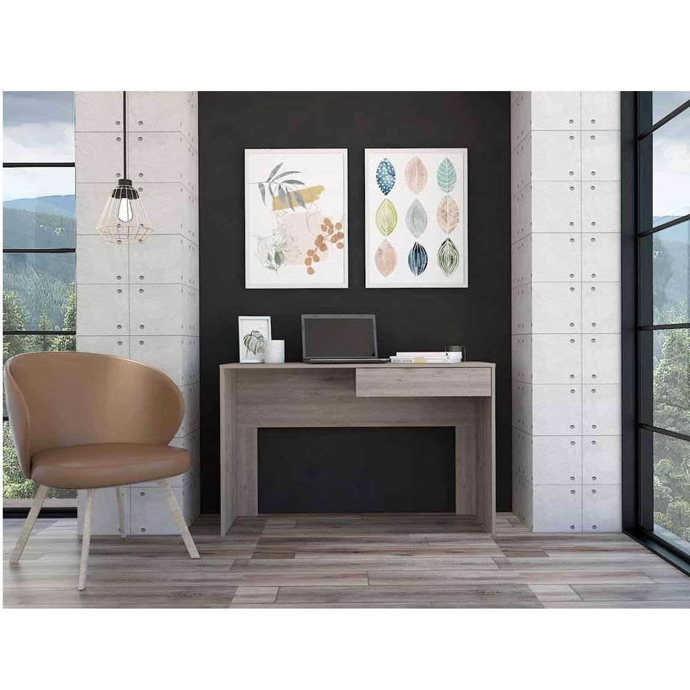 Escritorio Moderno 1 Cajón Sofy Cenizo R&R MUEBLES